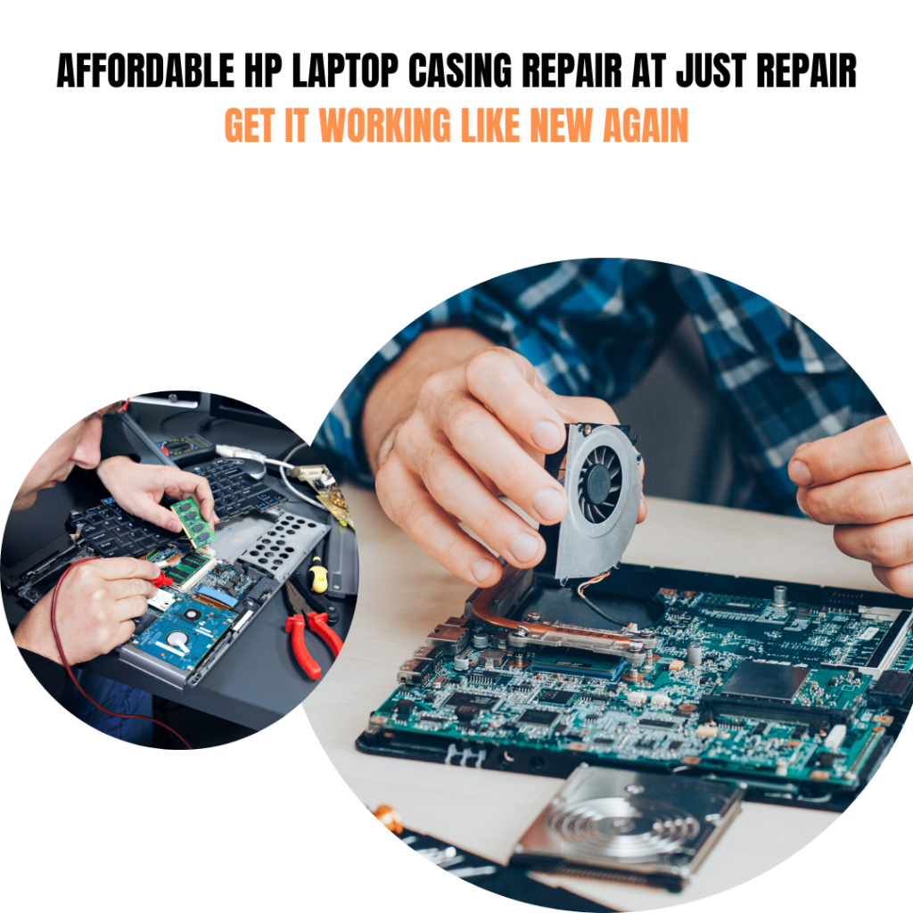 hp laptop casing repair